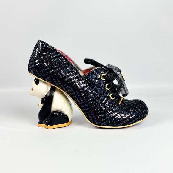 Irregular Choice Bei Bei Panda Character Heels – Size 37 / 6.5  - 7 - Picture 1 of 7